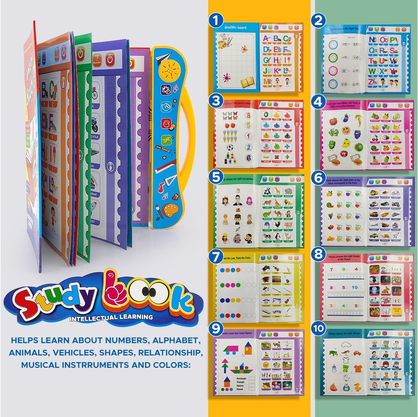 PicksieIN® Interactive Learning Book