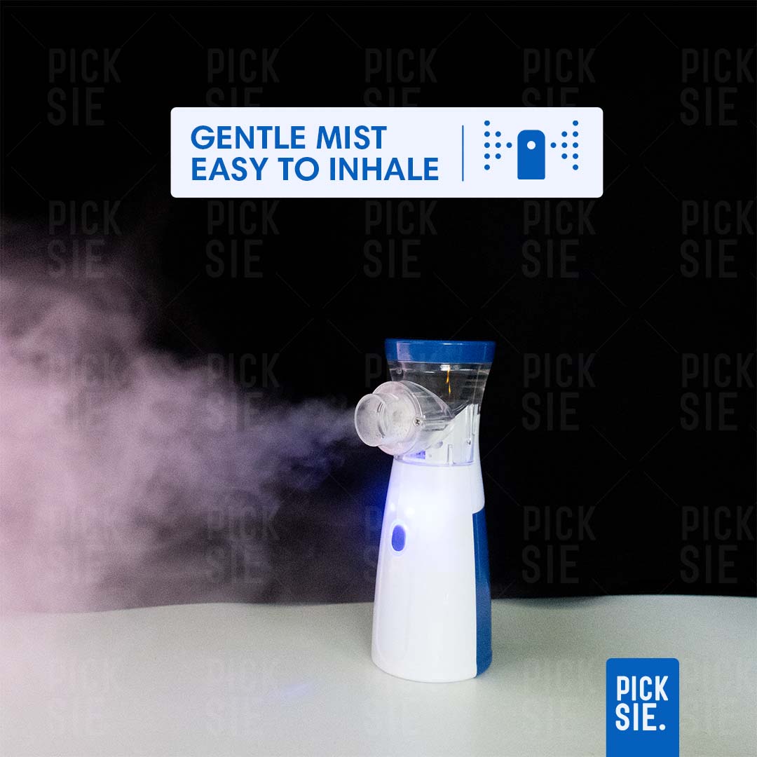 PicksieIN® Mini Portable Mesh Nebulizer