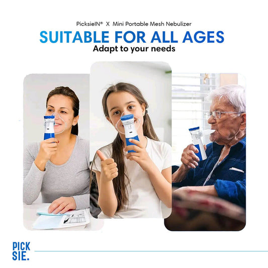 PicksieIN® Mini Portable Mesh Nebulizer